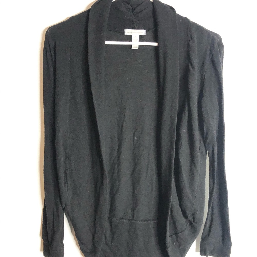 Black cardigan